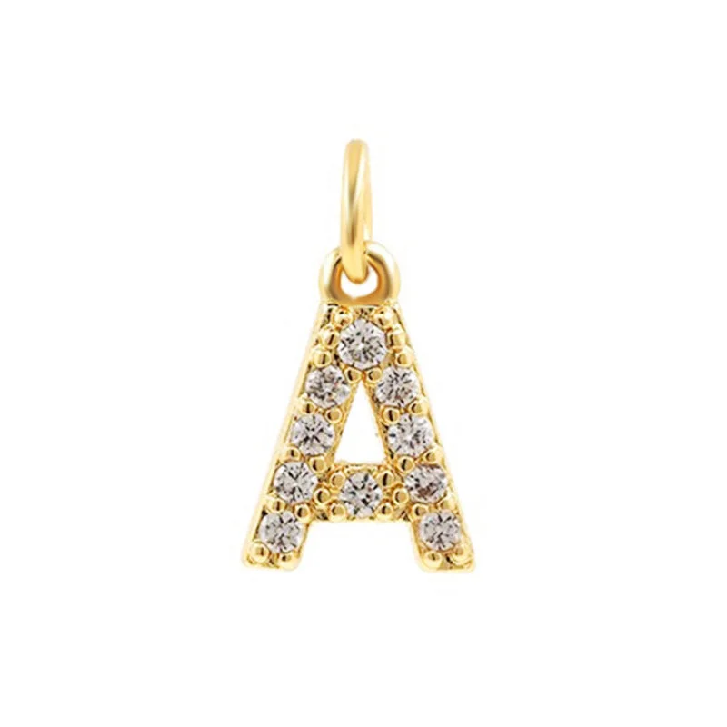 Single Letter Pendant a