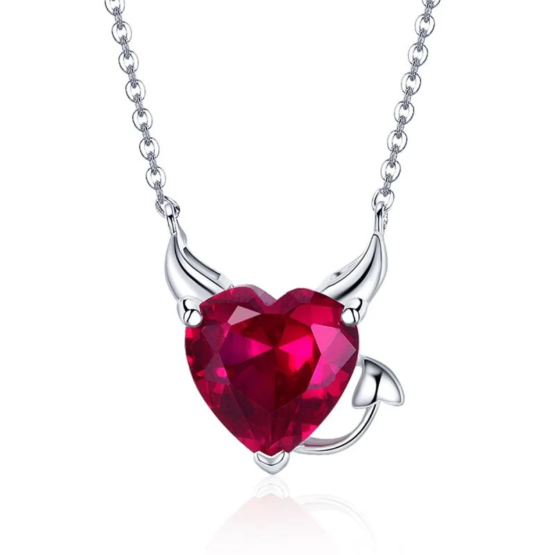 Red Devil 925-Silver necklace