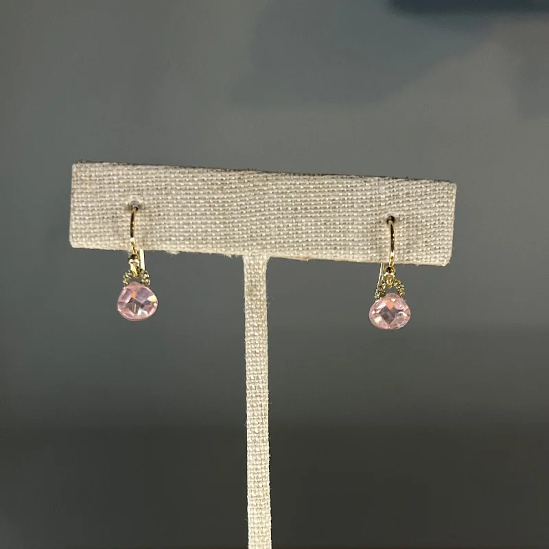 Jade Earrings-Baby Pink Drops