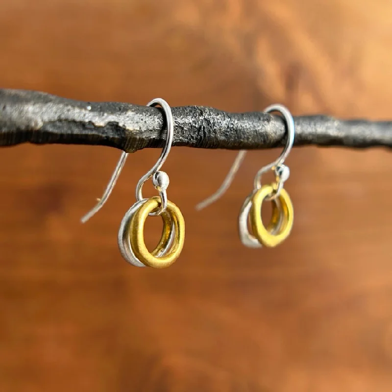 Fall Earrings-Two Little Circles Earring