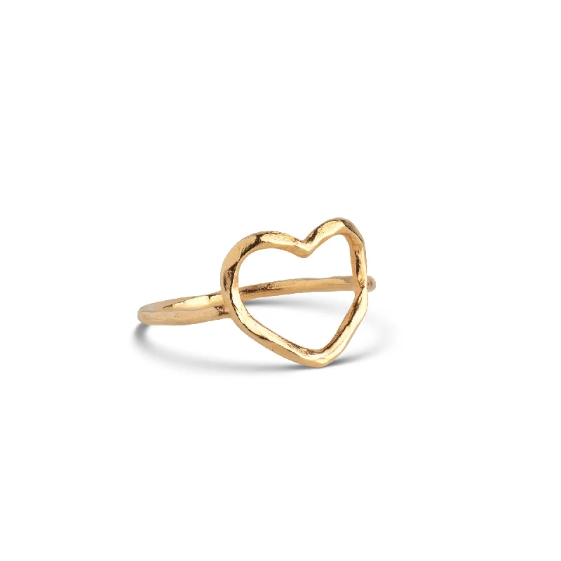 Wedding Set Rings-Ring, Organic Heart