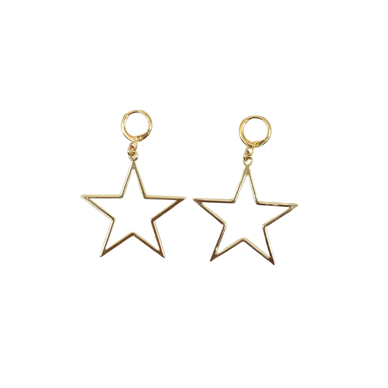 Flower Drop Earrings-The Lucky Star Earrings