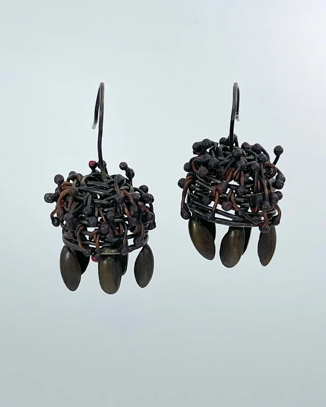 Hoop Earrings-Biba Schutz Woven Drop Earrings