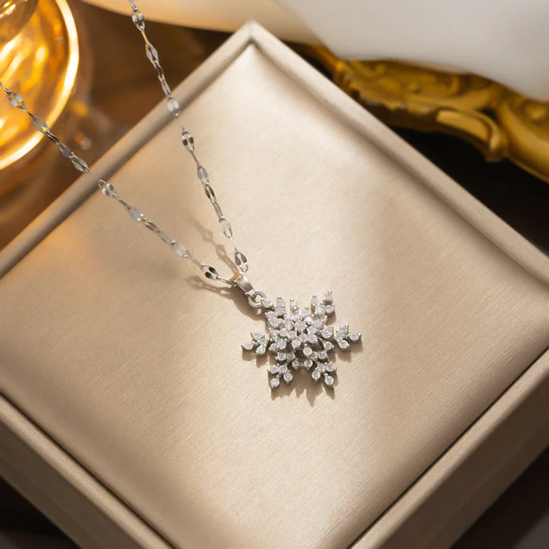 305 rotatable snowflake silver