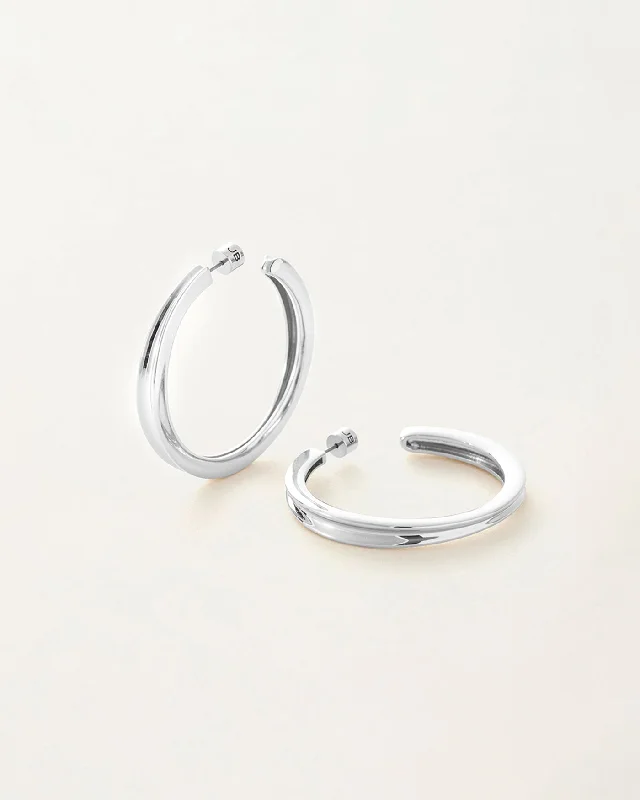 Exotic Earrings-Slim Doune Hoops